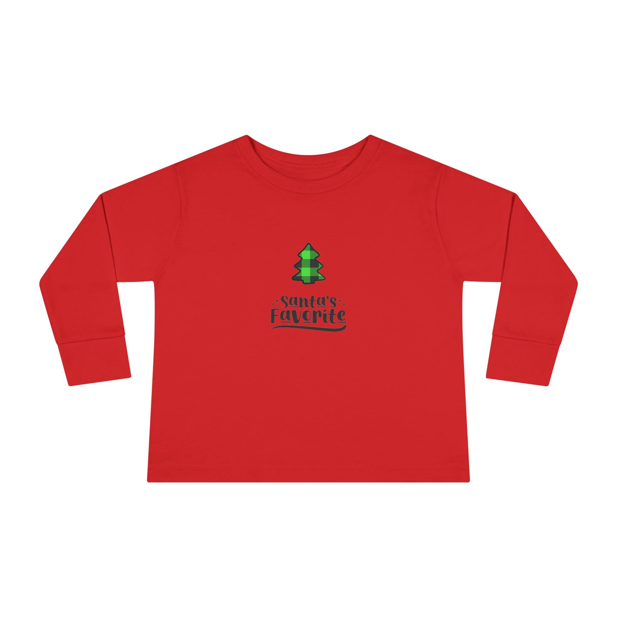 Santa’s Favorite Toddler Long Sleeve Tee