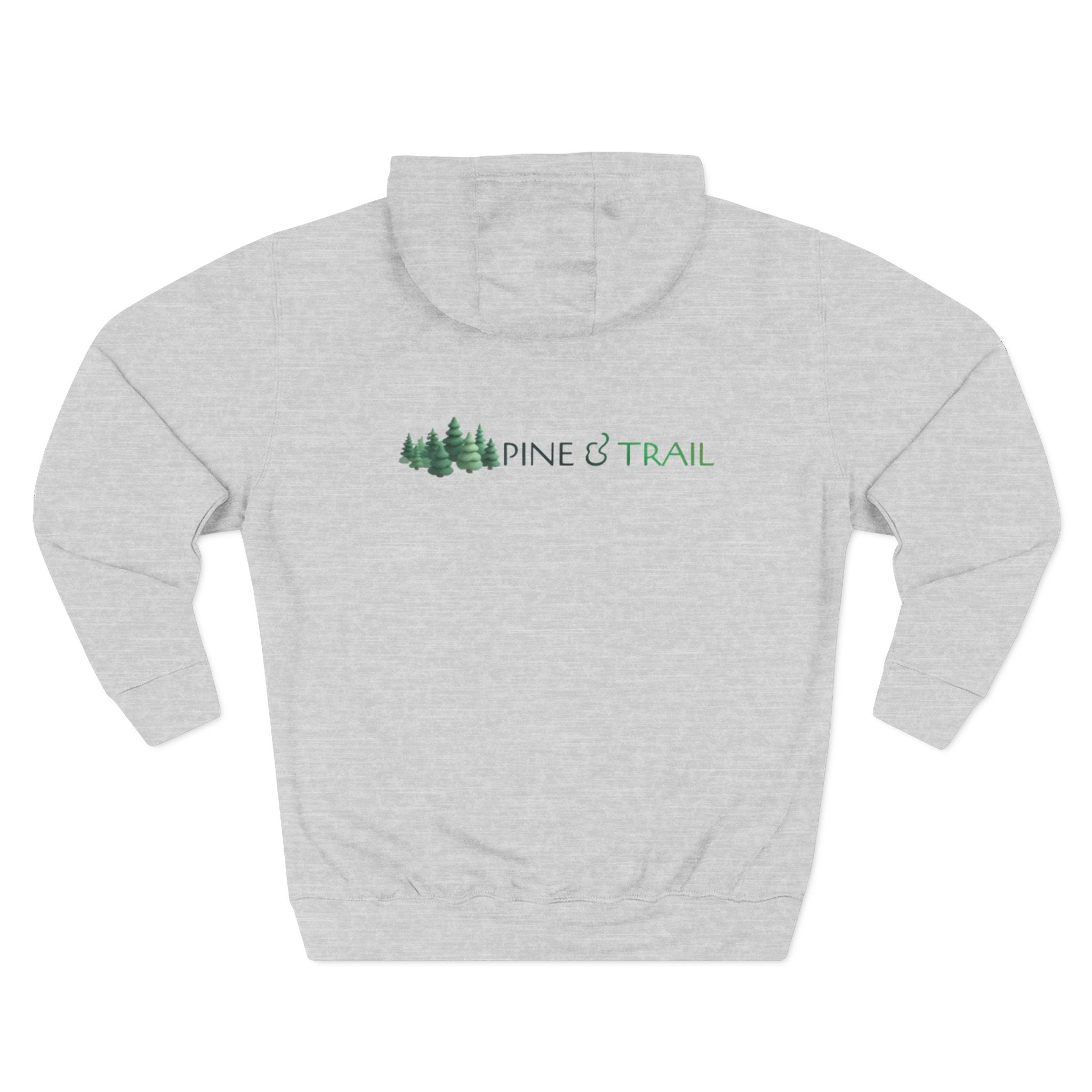 Pine & Trail Fleece Hoodie — Dual Graphics