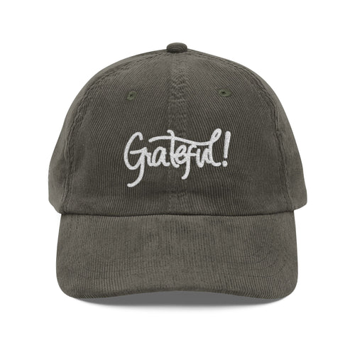 Cap - Vintage Corduroy Grateful Embroidery