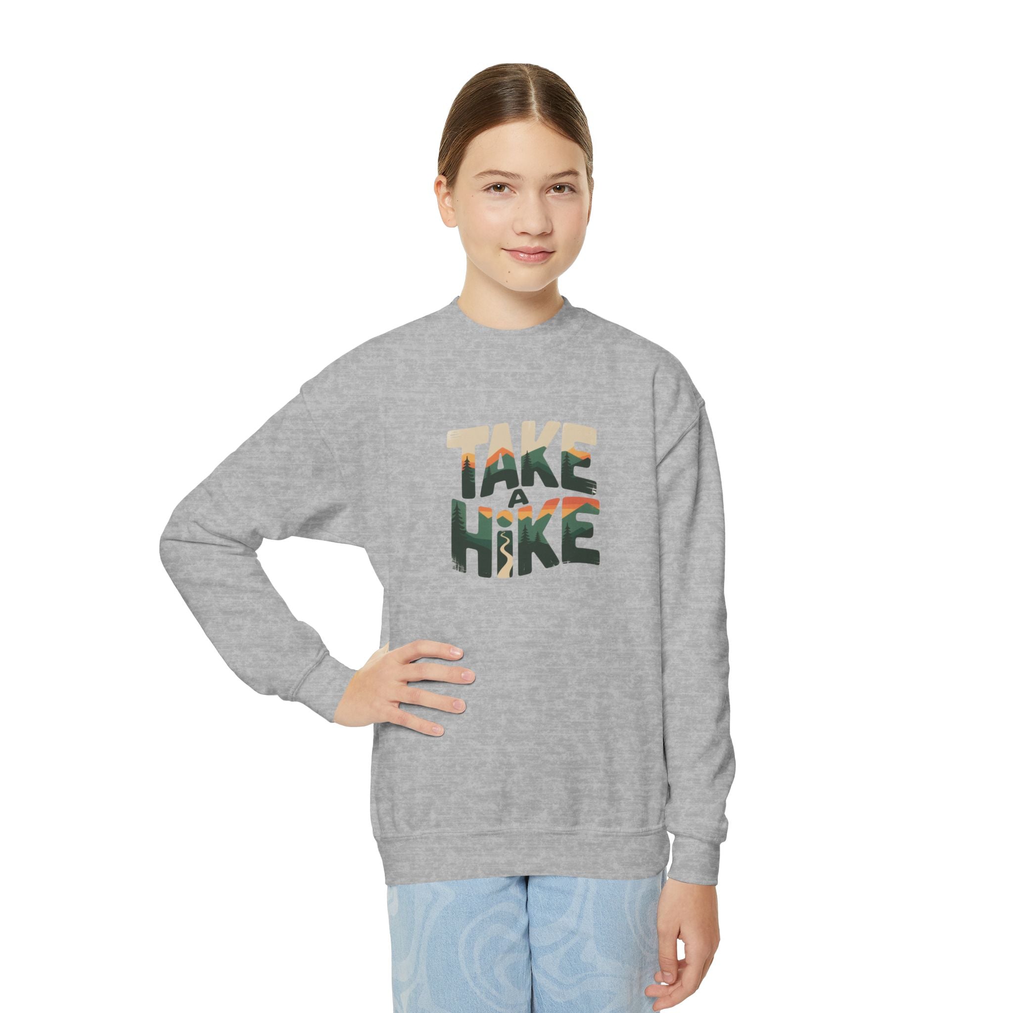 Take A Hike Youth Crewneck Sweatshirt