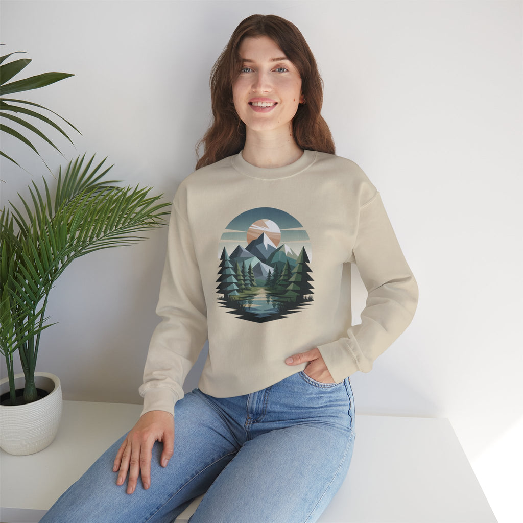 Mountain Lake Crewneck Sweatshirt