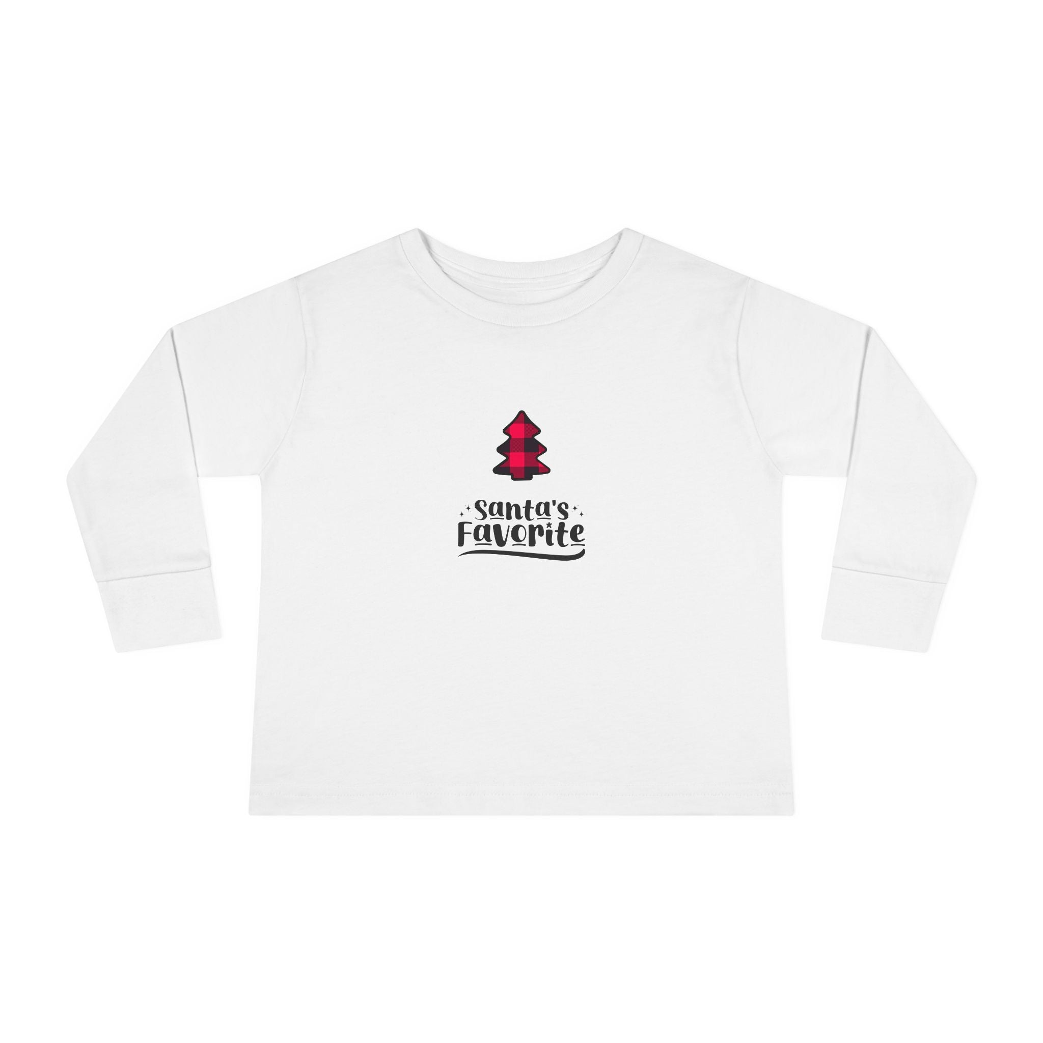 Santa’s Favorite Toddler Long Sleeve Tee