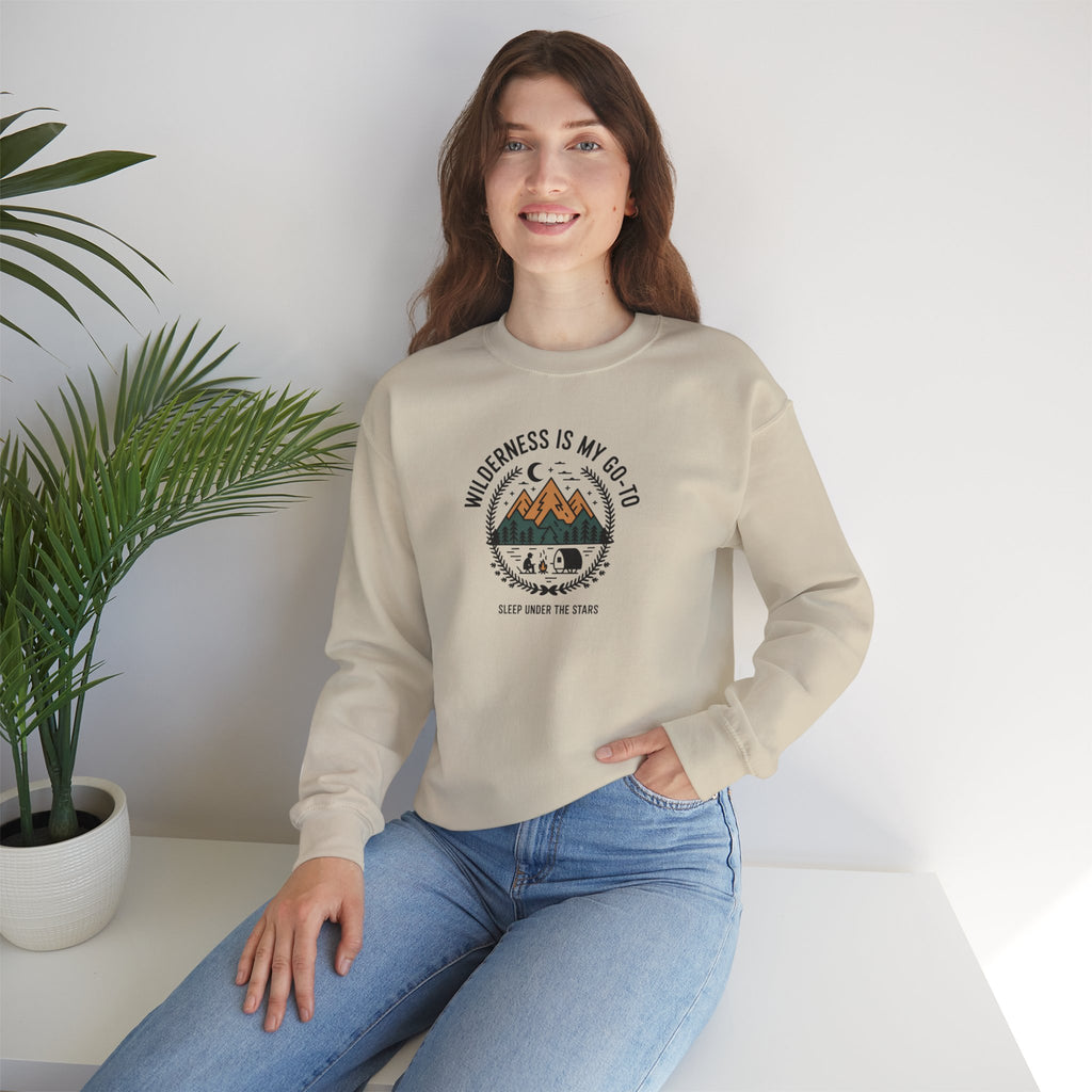 Wilderness Is My Go-To Crewneck Sweatshirt