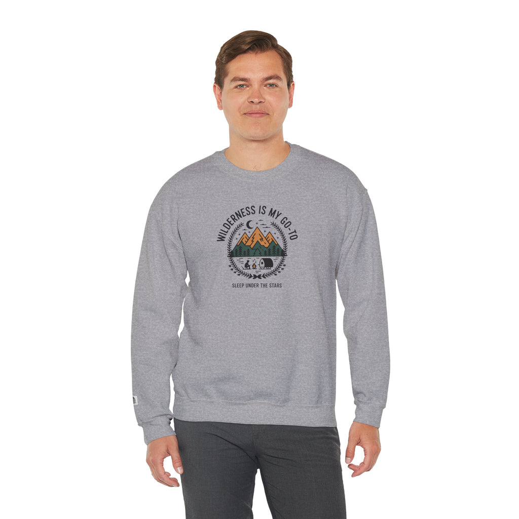 Wilderness Is My Go-To Crewneck Sweatshirt