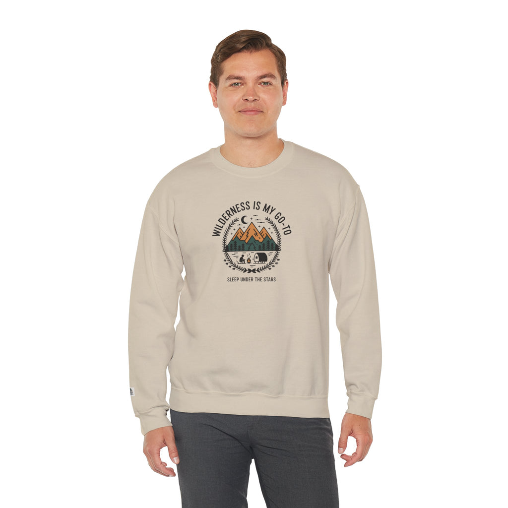 Wilderness Is My Go-To Crewneck Sweatshirt