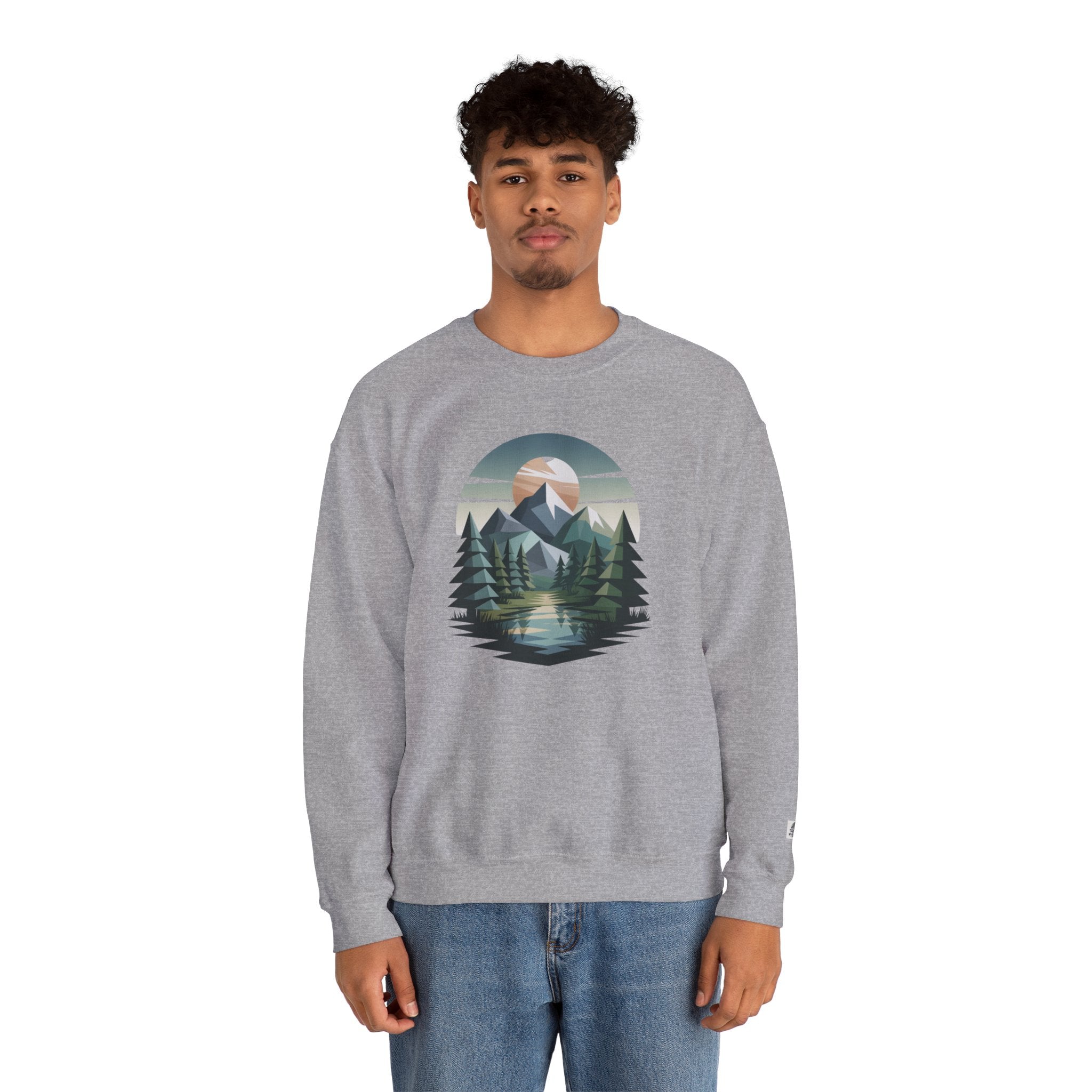 Mountain Lake Crewneck Sweatshirt