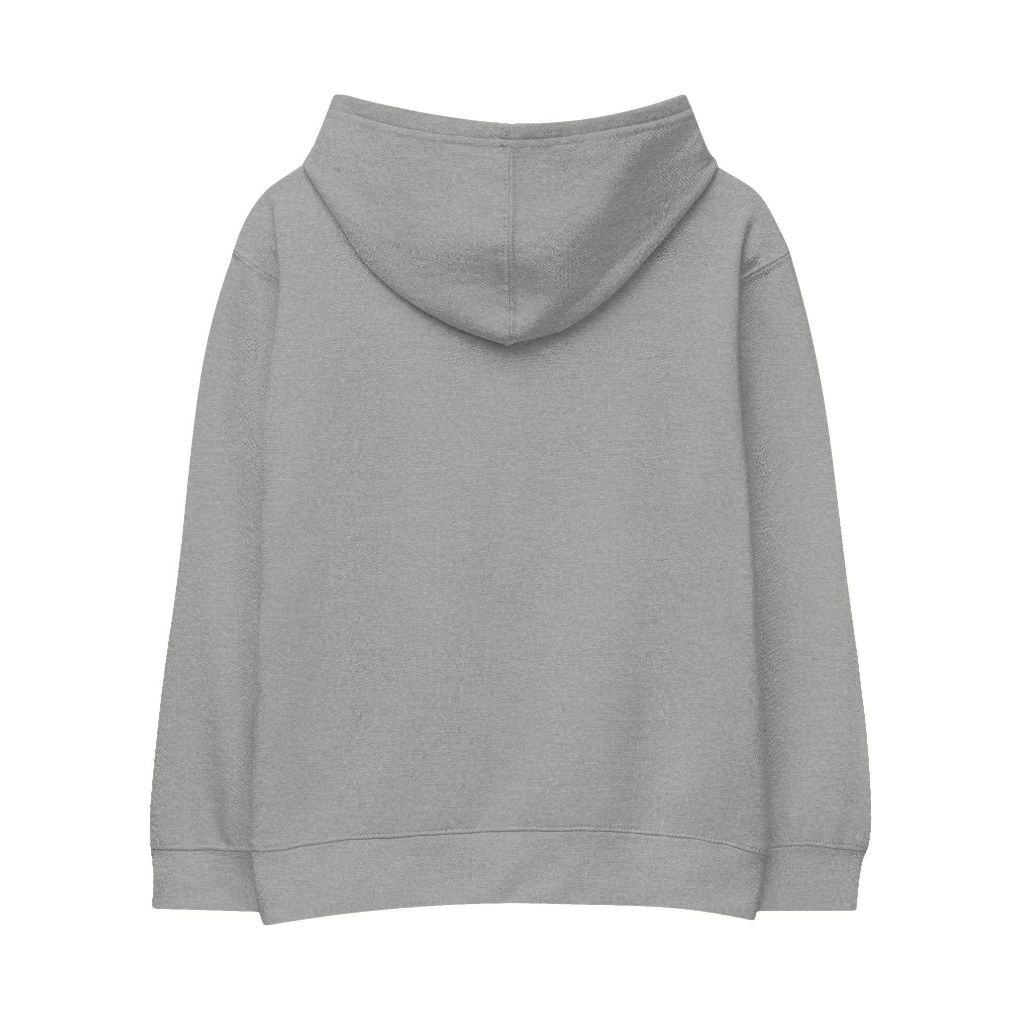 Kids Fleece Hoodie — "Adventure Awaits" Embroidered Pullover