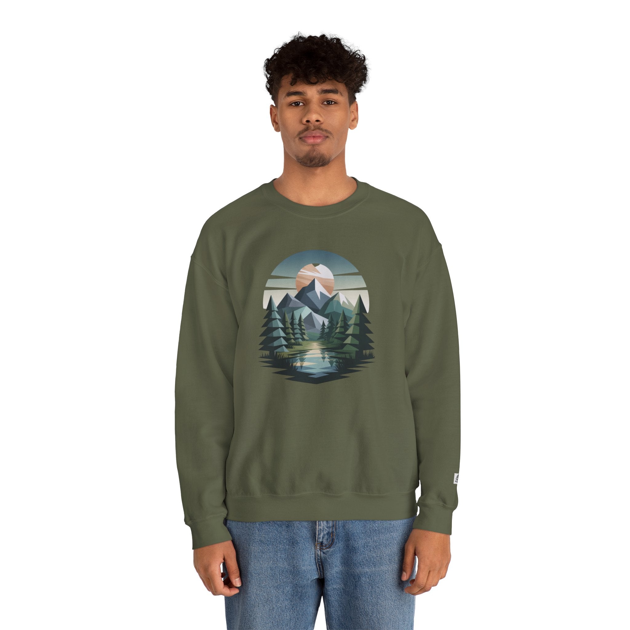 Mountain Lake Crewneck Sweatshirt