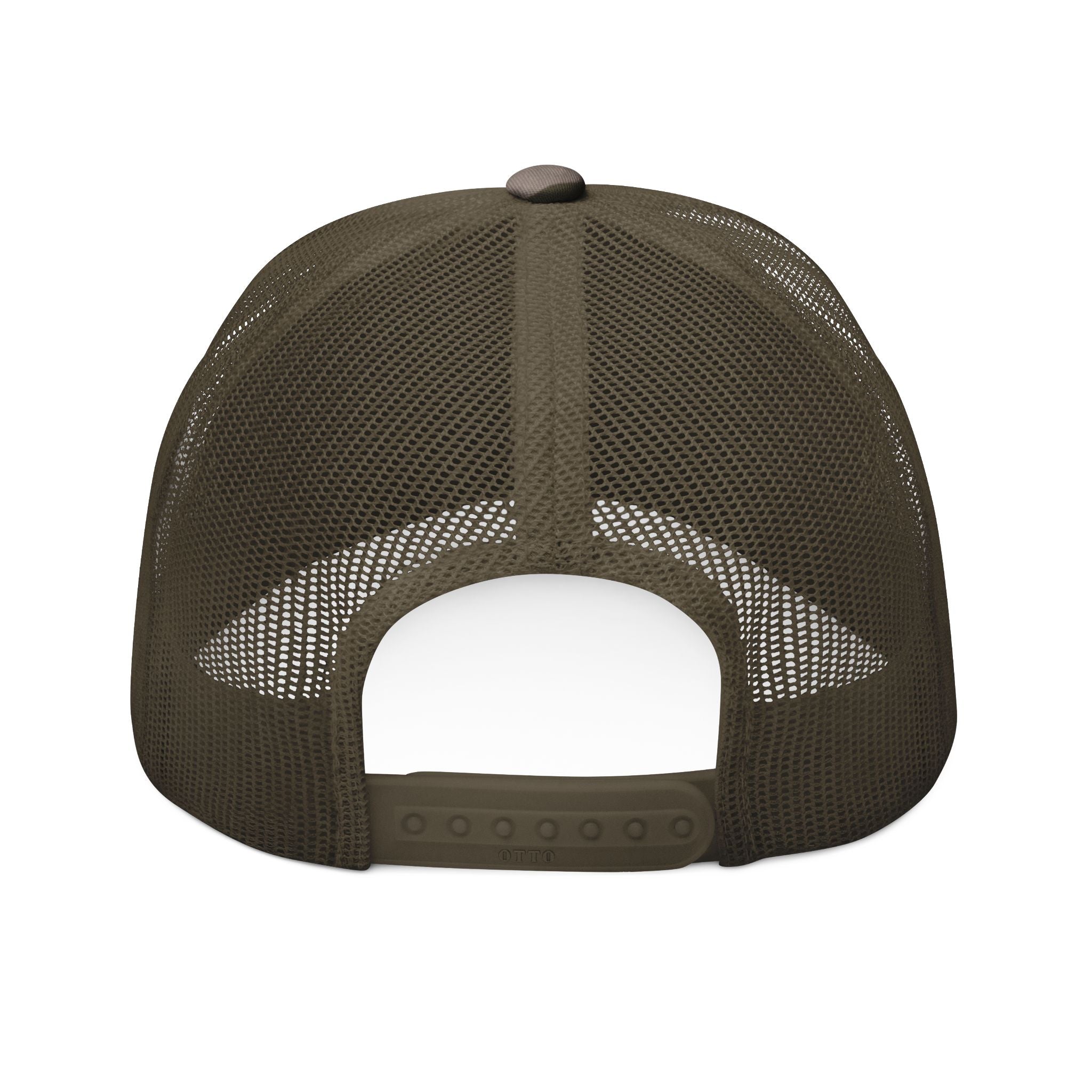 Camo Embroidered Trucker Hat - Outdoor Adventure Cap
