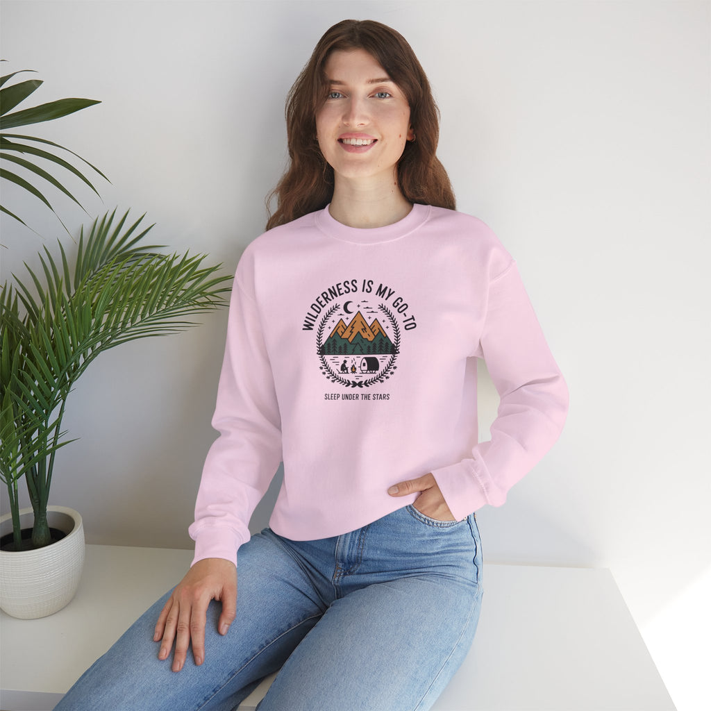 Wilderness Is My Go-To Crewneck Sweatshirt