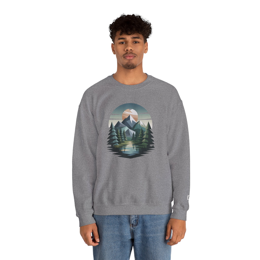 Mountain Lake Crewneck Sweatshirt