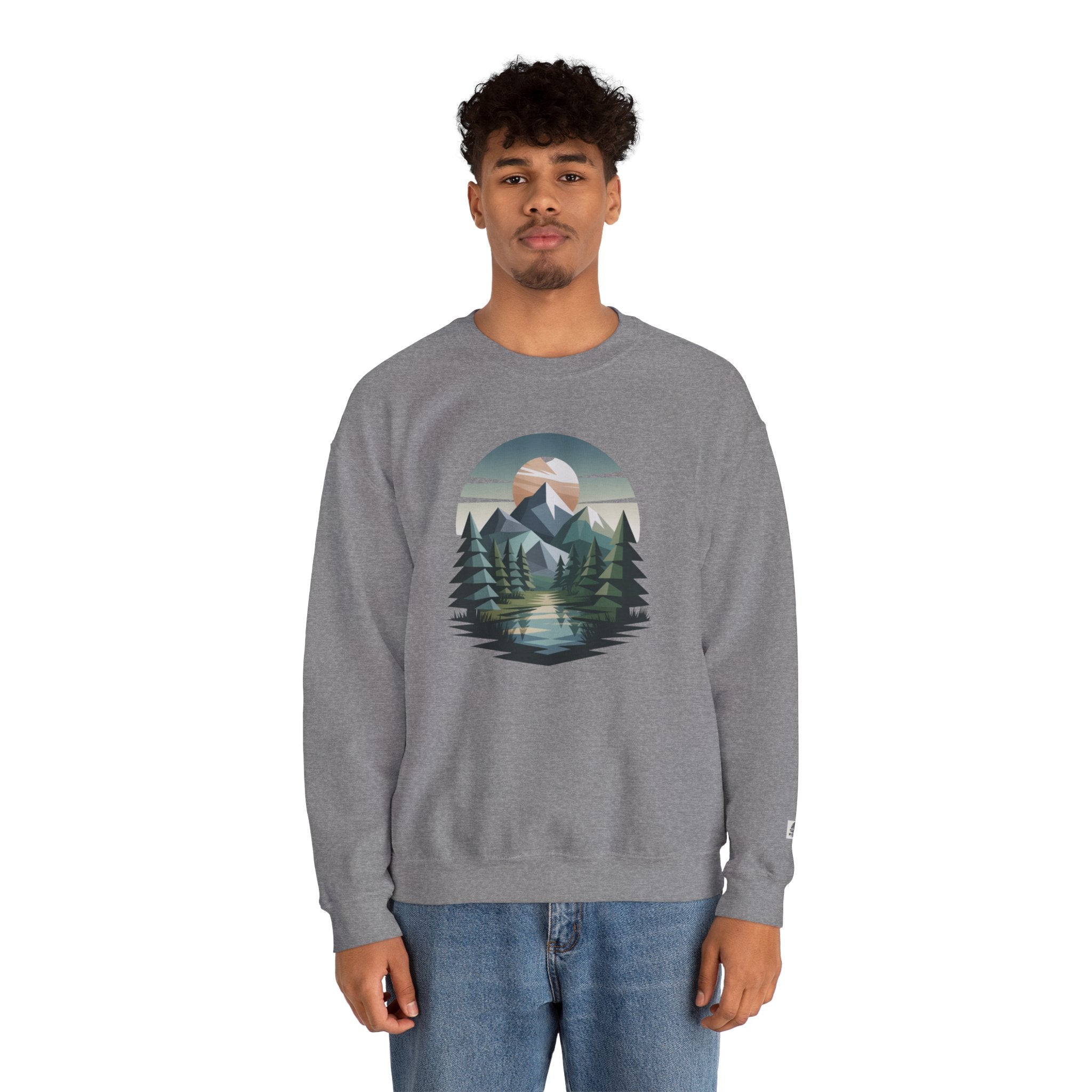 Mountain Lake Crewneck Sweatshirt