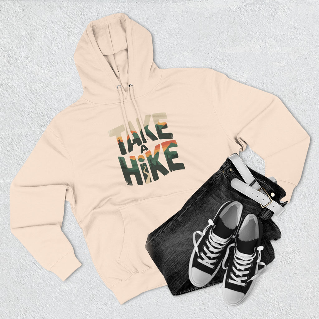 Fleece Hoodie — Take a Hike Graphic