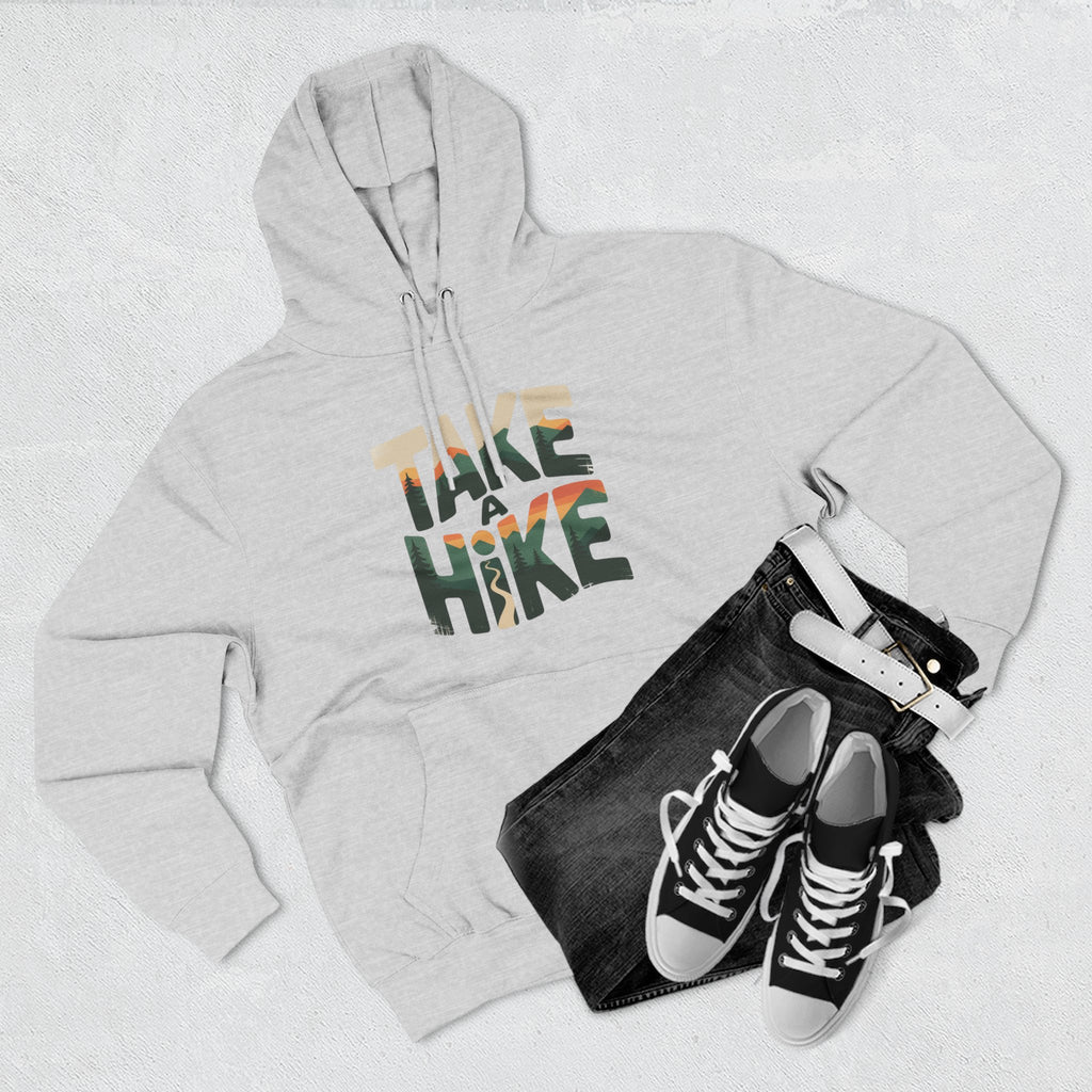Fleece Hoodie — Take a Hike Graphic