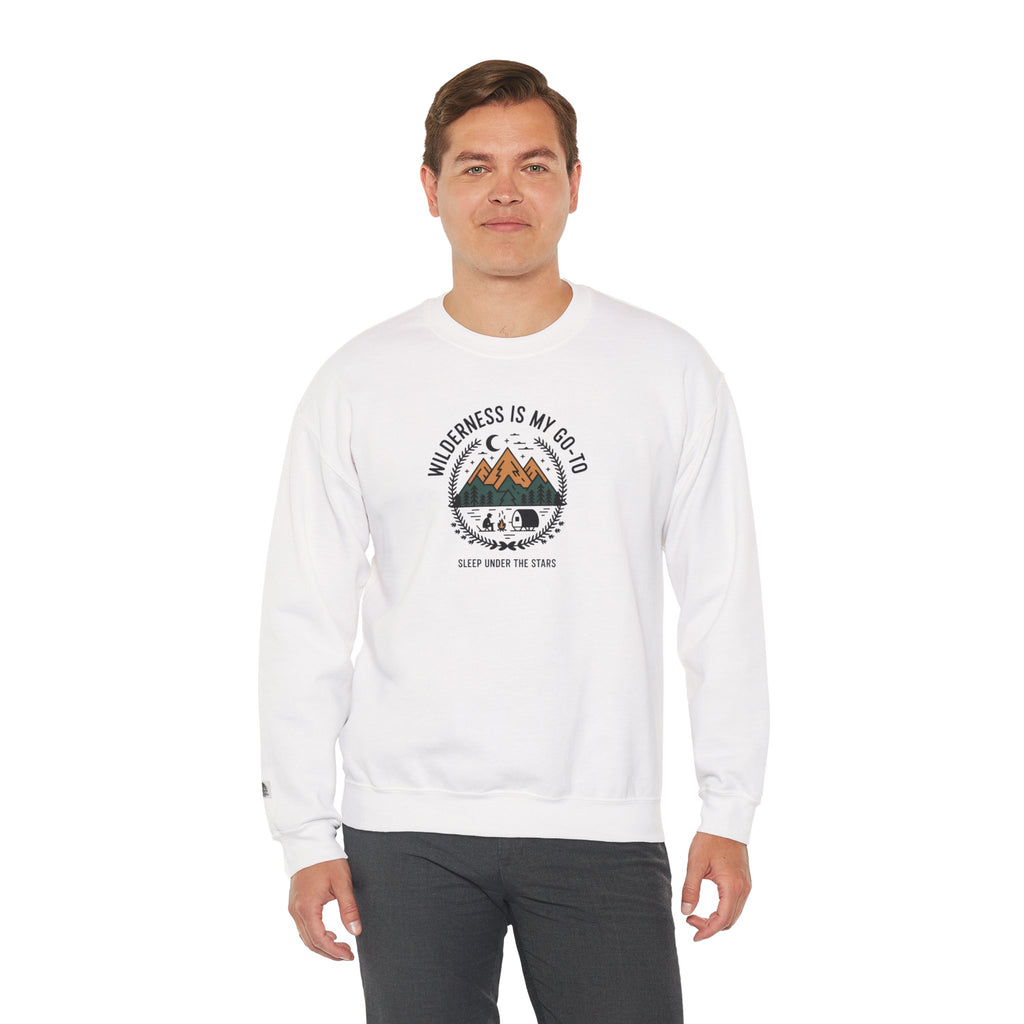 Wilderness Is My Go-To Crewneck Sweatshirt