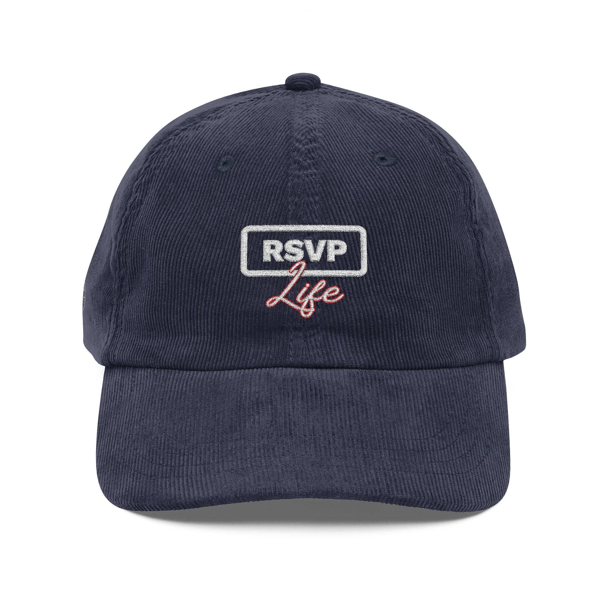 Cap – Vintage Corduroy RSVP Life Embroidery