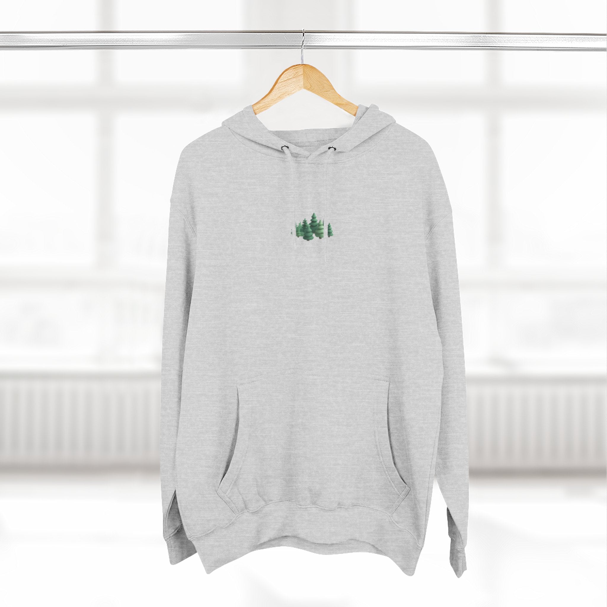 Pine & Trail Fleece Hoodie — Dual Graphics