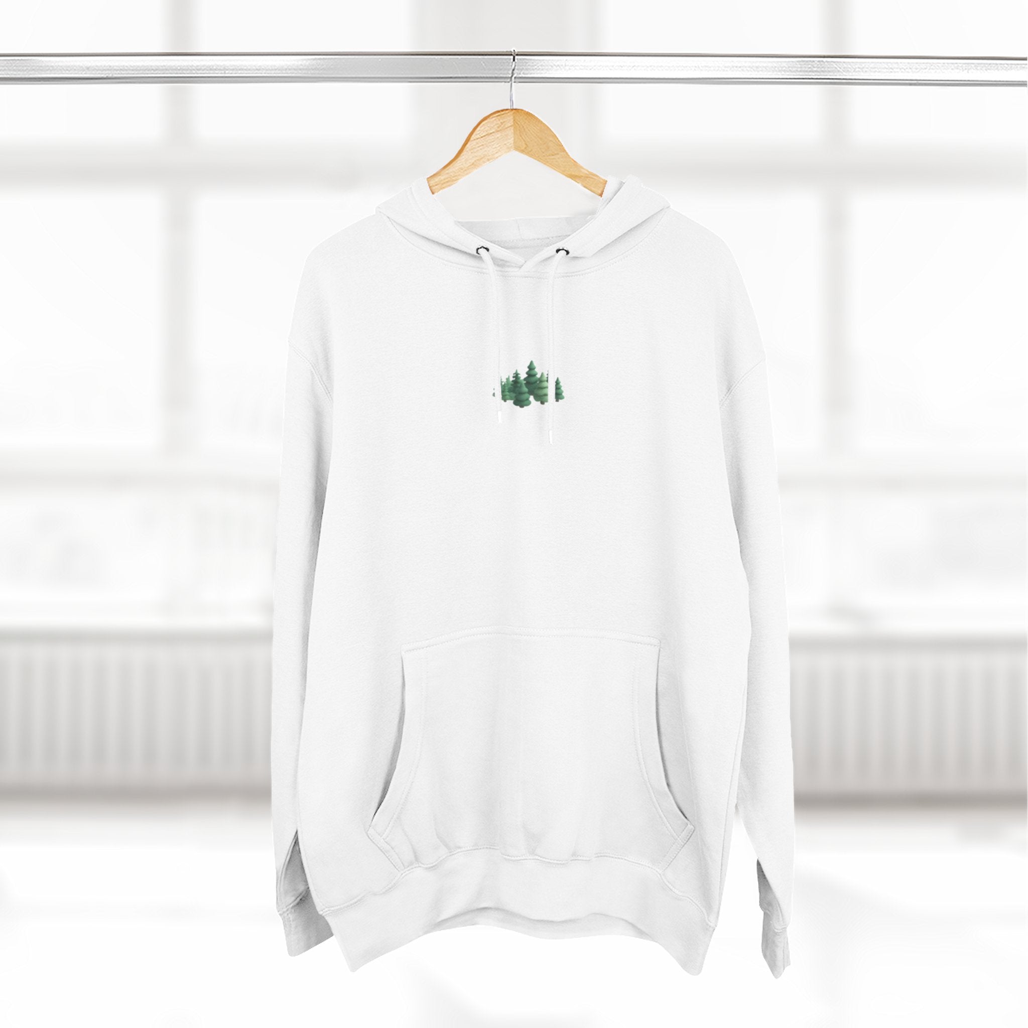 Pine & Trail Fleece Hoodie — Dual Graphics