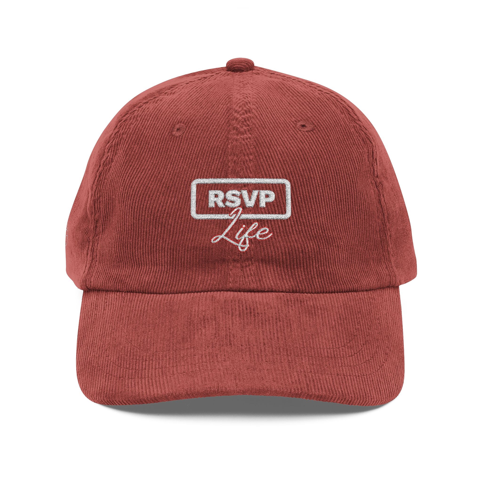 Cap – Vintage Corduroy RSVP Life Embroidery