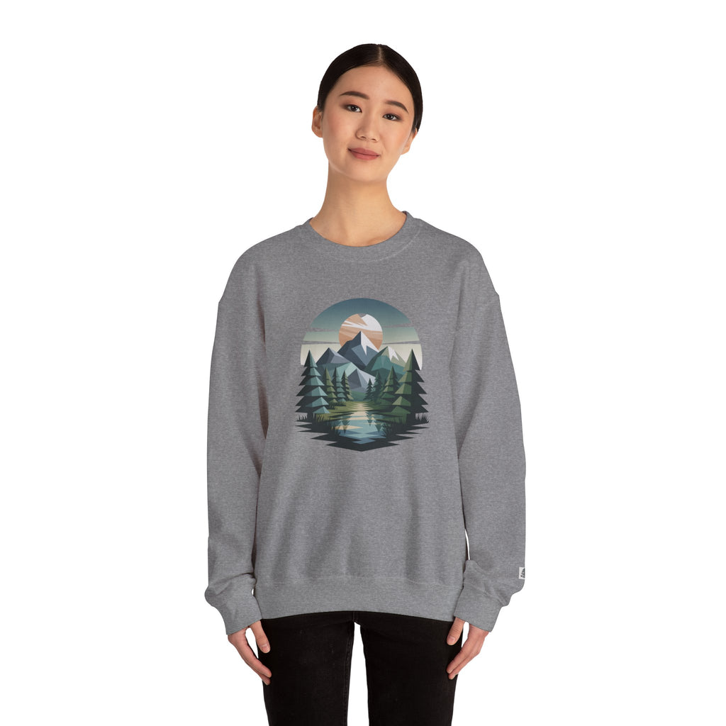 Mountain Lake Crewneck Sweatshirt