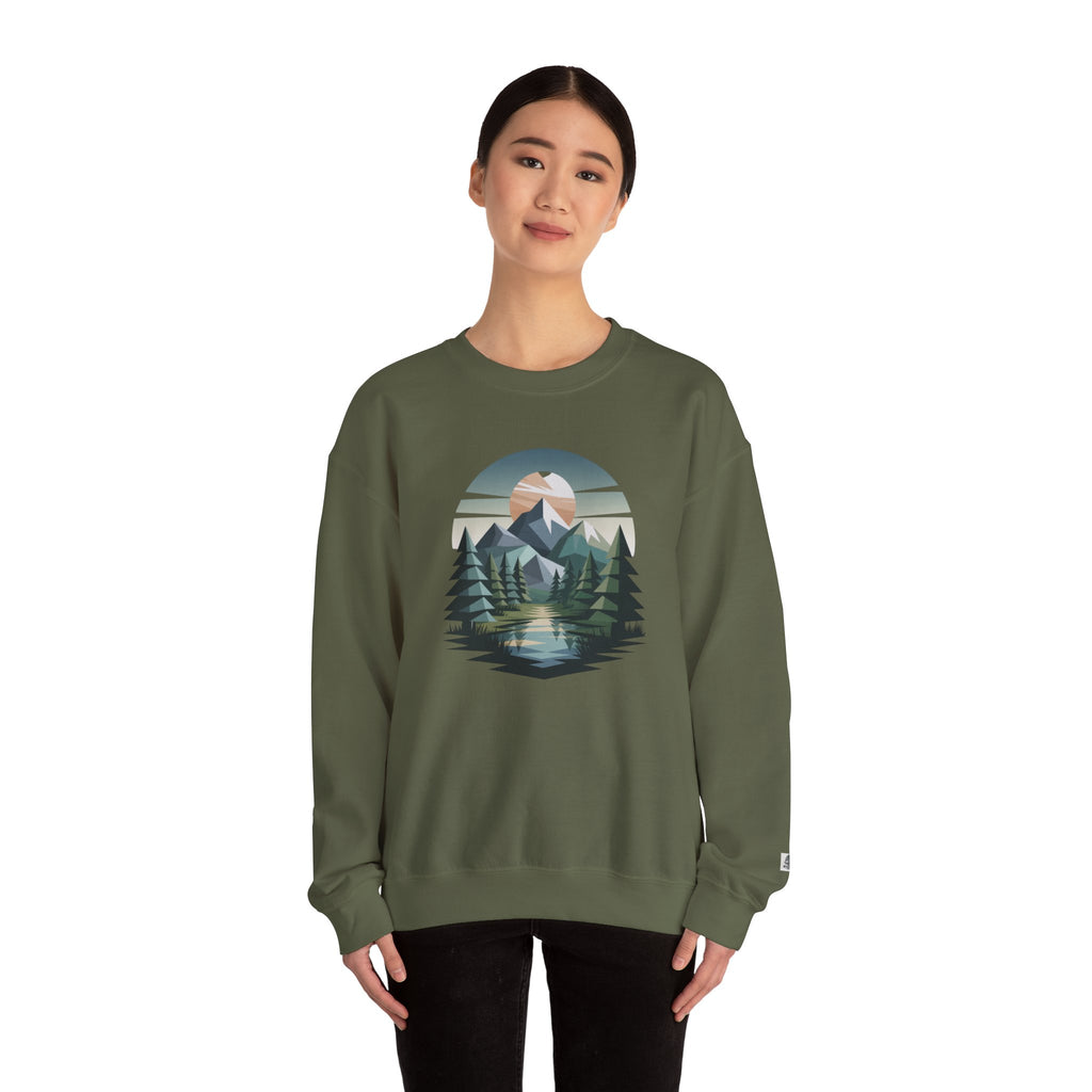 Mountain Lake Crewneck Sweatshirt